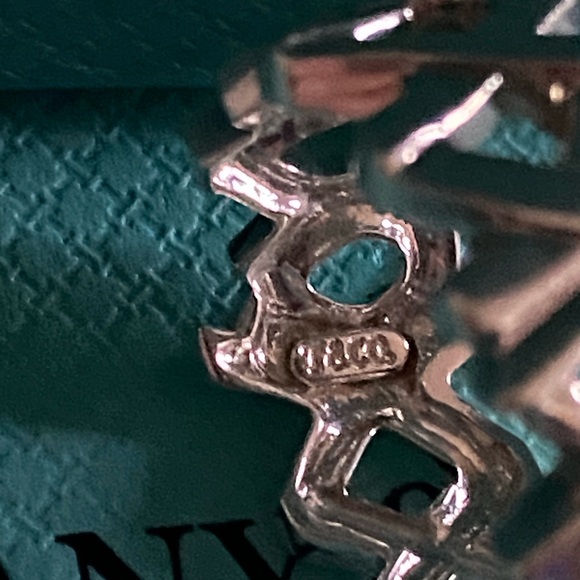 Tiffany & Co. Silver XO Ring - Picture 2 of 5